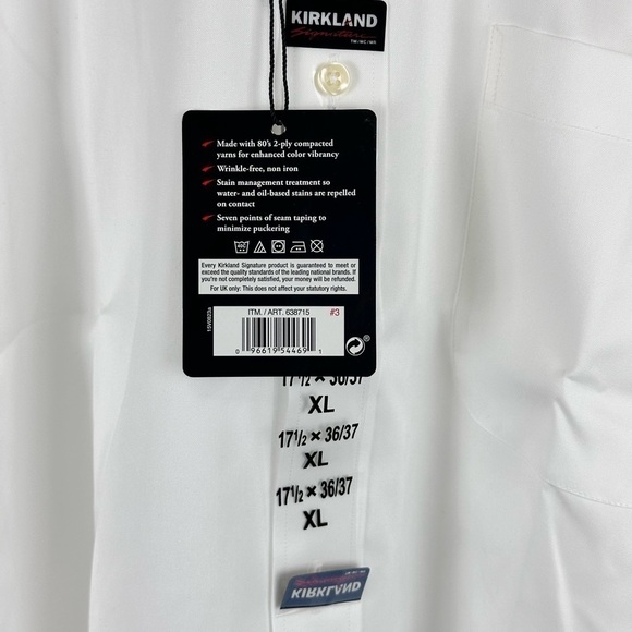 Men's Traditional Fit Non-Iron Casual Button Down Dress Shirt - Picture 3 of 7